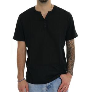 T-SHIRTI GARZATA NERO